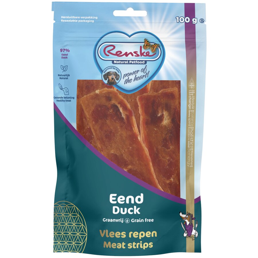 Renske Friandise Saine Barres de Canard – Snack pour Chien 100g-1