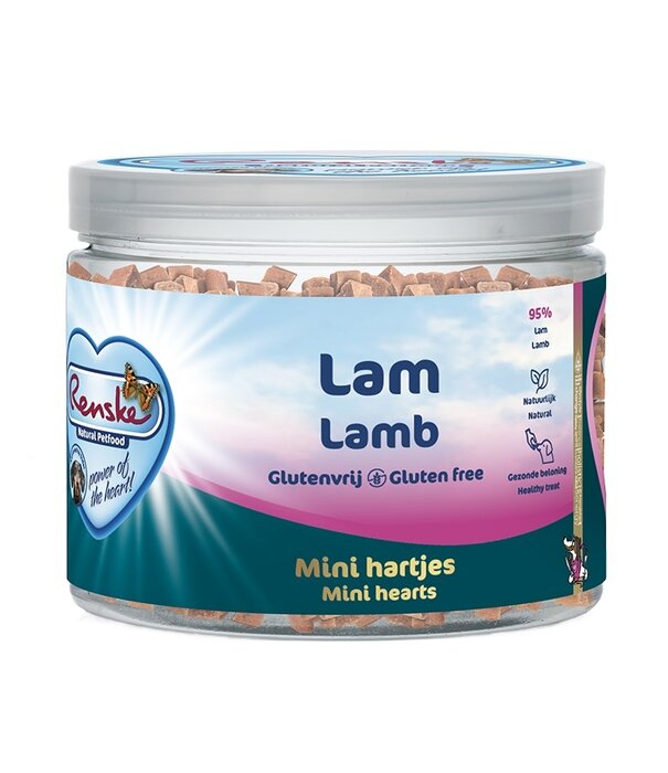 RENSKE Renske Gesunde Belohnungen Mini Herzen Lamm 100 g und 300 g