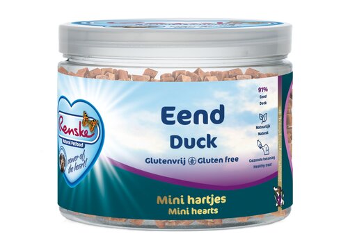 Renske Mini Cœurs Canard 100g/300g 