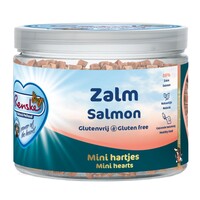 thumb-Renske Healthy Rewards Mini Hearts Salmon – Grain-free dog treat 100g / 300g-1