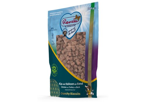 Renske Crunchy Kip Kalkoen Eend 200g 