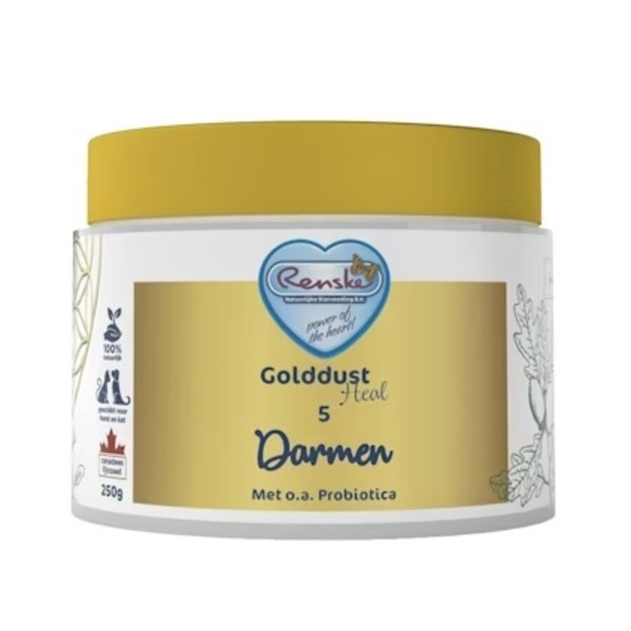 Golddust Heal 5 Intestinos, suplemento 100% natural para apoyar la digestión y la flora intestinal en perros y gatos-3