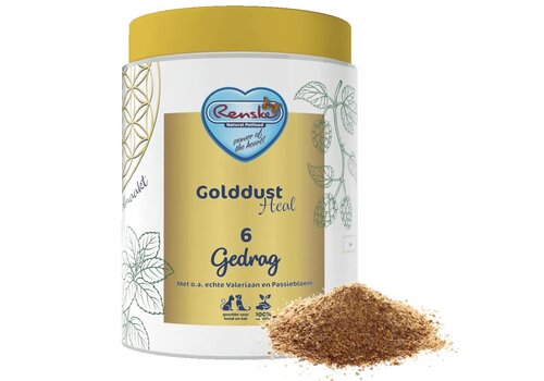 Golddust Heal 6 Comportement – Supplément naturel pour chiens et chats 