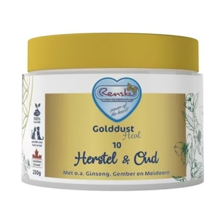 Golddust Heal 10 – Supplément naturel pour chiens et chats âgés ou en convalescence-3