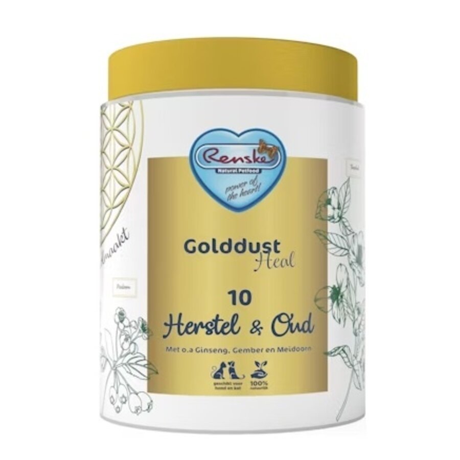 Golddust Heal 10 – Natuurlijk supplement voor oudere en herstellende honden en katten-4