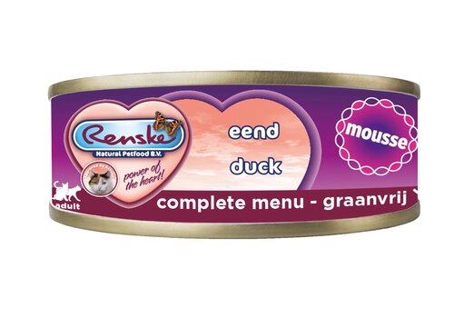 Renske Kat Mousse Eend 70g 