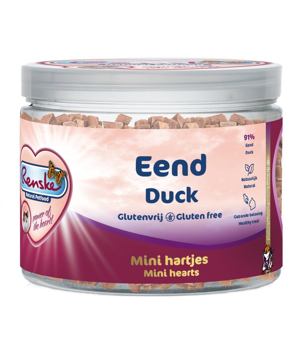 RENSKE Renske Premios Saludables de Pato para Gatos 100g – Sin Cereales e Hipoalergénico