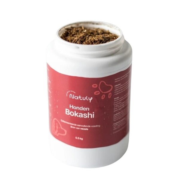 Bio-Ron Natuly Bokashi de carne orgánica para perros – Suplemento fermentado 100 % orgánico para apoyar la flora intestinal, la digestión y el sistema inmunológico