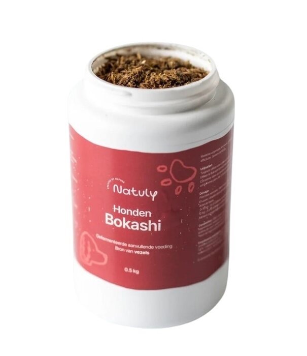 Bio-Ron Natuly Bio Vlees Bokashi voor Honden – 100% Biologisch Gefermenteerd Supplement ter Ondersteuning van Darmflora, Weerstand en Spijsvertering