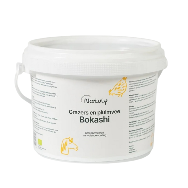 Bio-Ron Natuly  Bio Bokashi – Fermented Organic Feed Supplement for Horses, Grazers, and Poultry