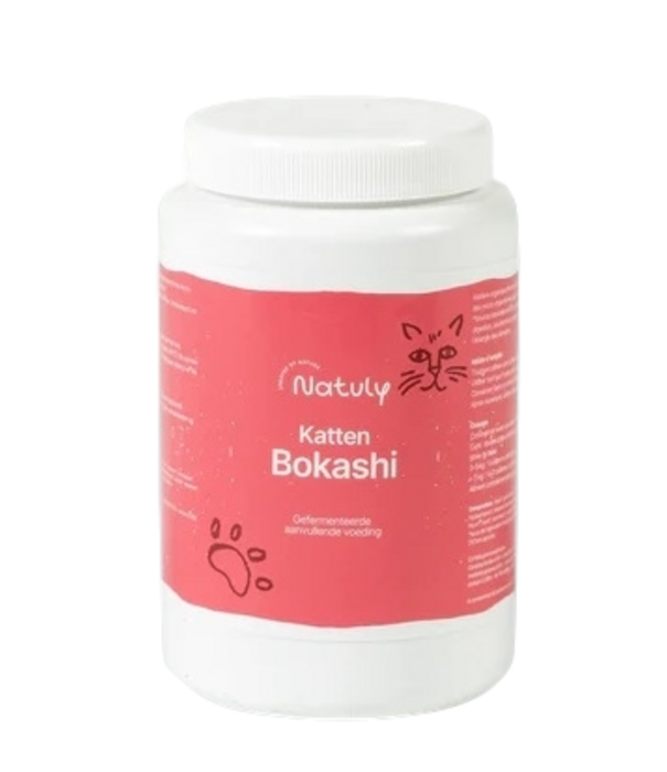 Natuly Natuly Bio Bokashi Gato 400 g – Alimento complementario fermentado que apoya la digestión y el equilibrio intestinal en gatos
