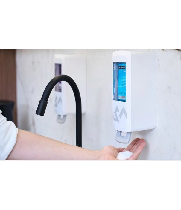 Svema DENALI-M Handmatige Zeep- en Desinfectiedispenser 1000 / 1250 ml Wit Touch-Free