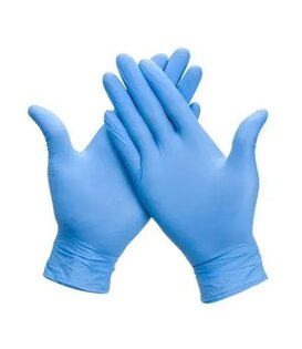 DIAMANTE Nitril Handschoenen Blauw L 100 stuks