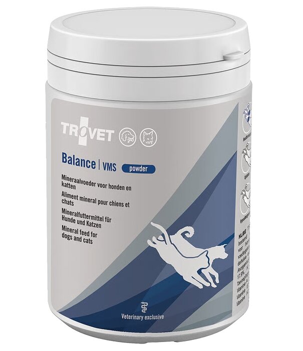 Trovet Trovet VMS Balance Polvo 250 g – mezcla hipoalergénica de vitaminas y minerales para perros y gatos