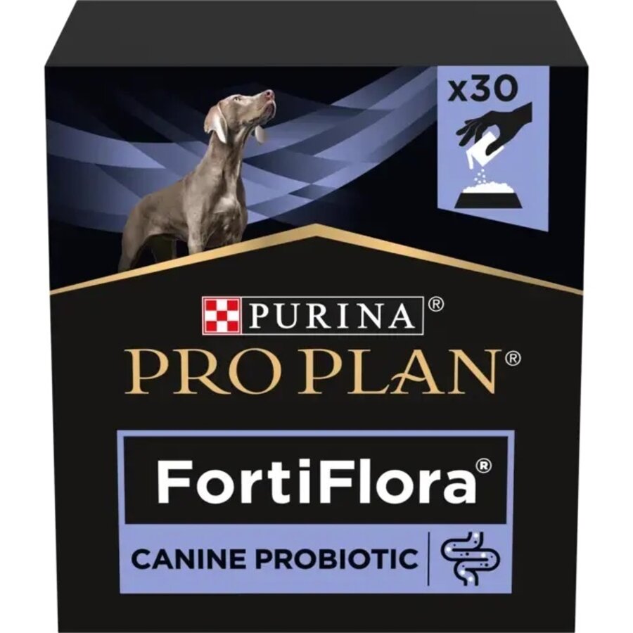 Purina Pro Plan FortiFlora Chien 30x1g – Alimentation complémentaire avec probiotiques pour la flore intestinale et le système immunitaire-1