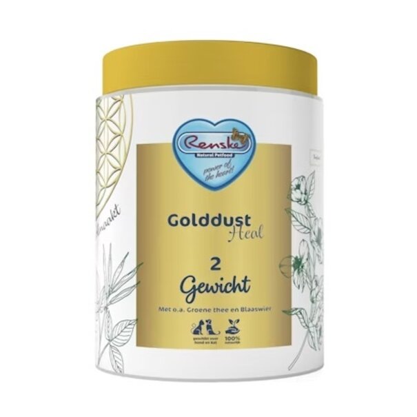 RENSKE Golddust Heal 2 Weight for Dogs & Cats – Natural Support for Weight Management