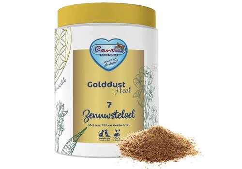 Golddust Heal 7 Système Nerveux | Supplément naturel chiens et chats 