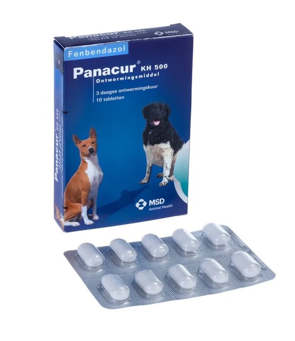 Panacur Panacur KH 500 mg Deworming Tablets for Medium and Large Dogs