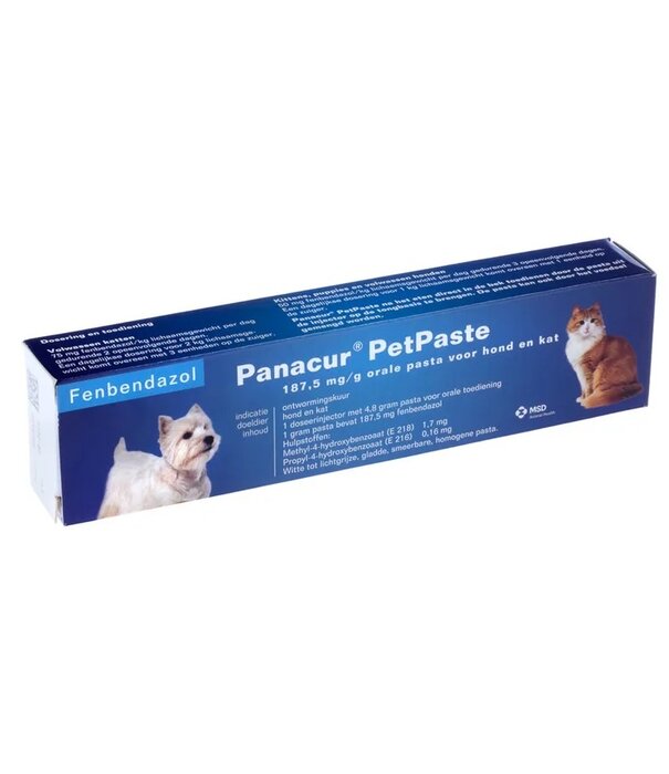 Panacur Panacur Petpaste K/H Entwurmungspaste zur oralen Verabreichung gegen Würmer bei Hunden und Katzen.