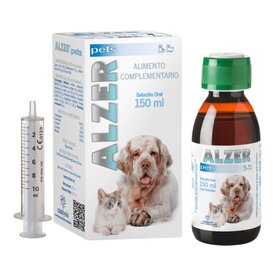 ALZER® Pets 150ml  – Kognitive Unterstützung für ältere Hunde und Katzen