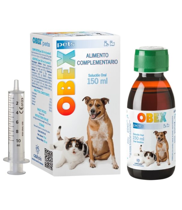 OBEX OBEX® Pets 150ml Natuurlijk Gewichtsbeheer Voeder voor Honden & Katten