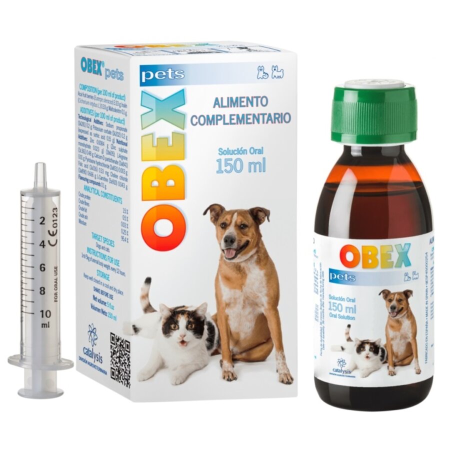 OBEX® Pets – Alimento complementario natural para apoyar un peso saludable y una digestión normal en perros y gatos-1
