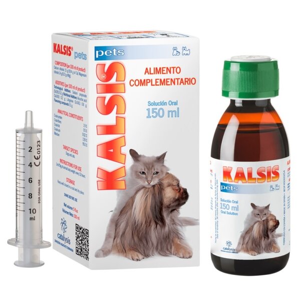 KALSIS Kalsis Pets – Natuurlijk aanvullend diervoeder voor gezonde botten en calciumopname bij honden en katten