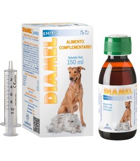 Diamel Pets 150ml – Aanvullend diervoeder met Chroompicolinaat voor Honden en Katten