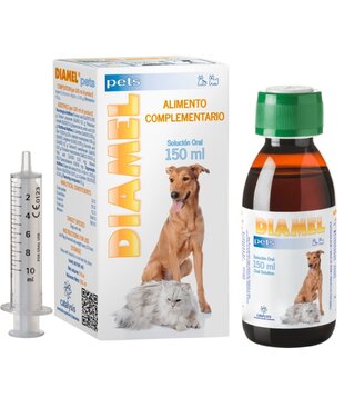 Diamel Pets 150 ml – Complementary feed with Chromium Picolinate for Dogs and Cats