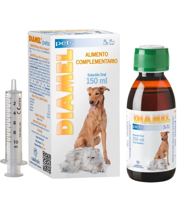 Diamel Diamel Pets – Natuurlijk aanvullend diervoeder ter ondersteuning van een gezonde Stofwisseling bij Honden en Katten