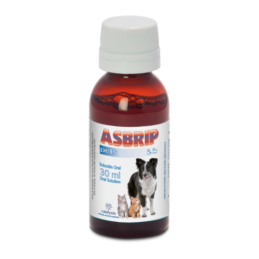 Asbrip Pets 150ml & 15x30ml – Aliment complémentaire naturel pour soutenir les voies respiratoires et la respiration chez les chiens, chats et petits animaux avec eucalyptus, menthol et vitamine C-2