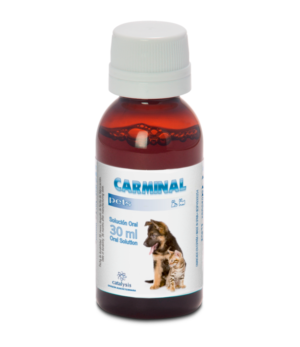 carminal Carminal Pets 150 ml & 15×30 ml – Natural complementary feed to support digestion and healthy stomach function in dogs and cats with Aloe Vera, Glutamine, and B vitamins