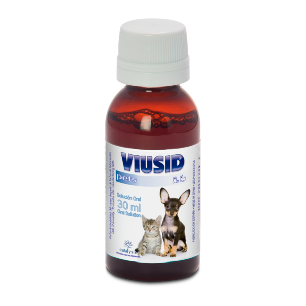 Viusid Viusid Pets 150ml & 15x30ml – Unterstützt Immun- und Leberfunktion bei Hunden, Katzen und Kleintieren mit Antioxidantien, Glucosamin und Vitamin B12. Einfach dosierbar.