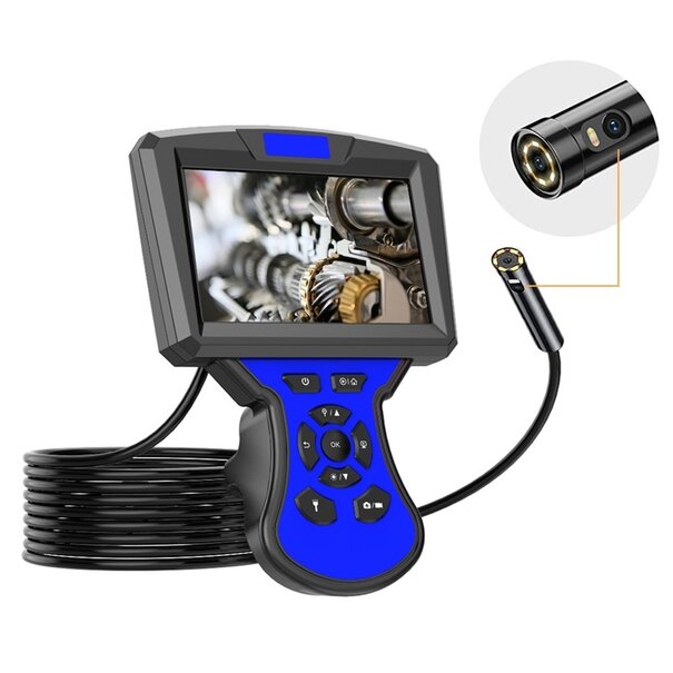 Biosecurity Endoscopio Biosecurity 2.0 – 1080P Full HD Cámara Dual | 5,5 mm | IP67 | Pantalla 5 pulgadas | Inspección de tuberías de agua potable