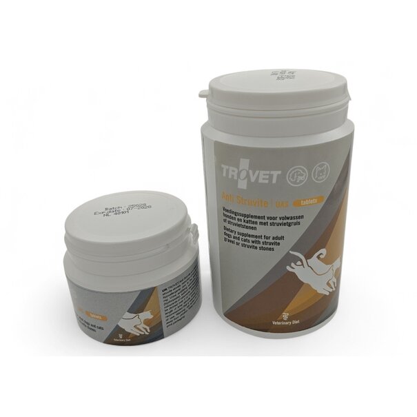 Trovet Trovet Anti Struvite – Suplemento hipoalergénico para perros y gatos adultos para prevenir y tratar cristales y cálculos de estruvita