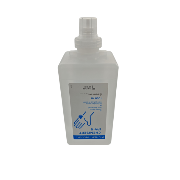 Chemisept IPA-N Chemisept IPA-N 1000ml — Desinfectante de manos a base de alcohol, recarga para dispensador DENALI Automatic