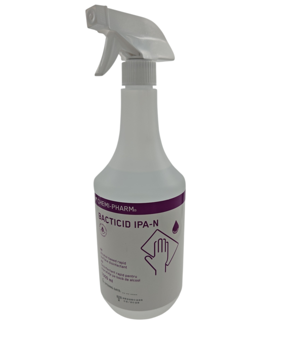Bacticid IPA-N Bacticid IPA-N 1000ml — Snelwerkende alcoholgebaseerde oppervlaktedesinfectie spray voor alcoholbestendige oppervlakken