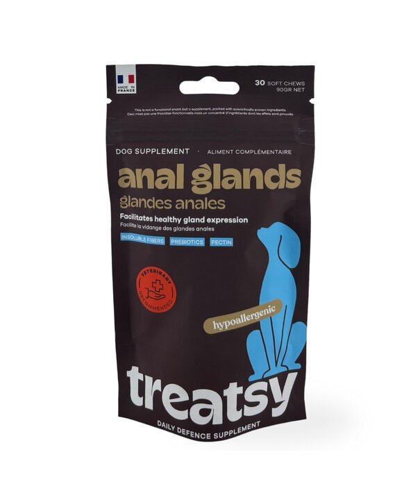 Treatsy Treatsy Daily Defence - Analdrüsen & Darmflora Weiche Leckerlis für Hunde