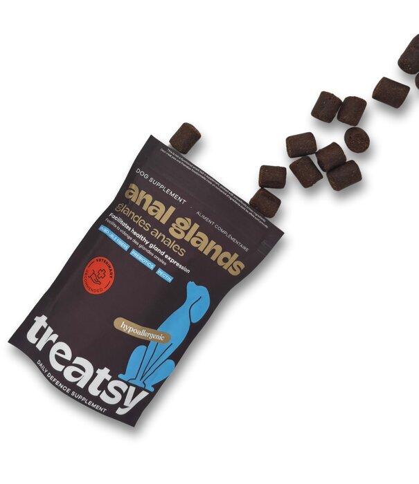 Treatsy Treatsy Daily Defence - Analdrüsen & Darmflora Weiche Leckerlis für Hunde