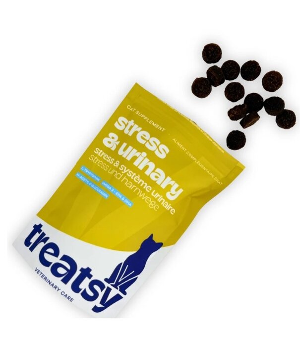 Treatsy Treatsy Veterinary Care - Kat Supplement Stress & Urinewegen