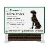 TraumaPet Bâtonnets Dentaires pour Chien – 47 % Agneau – Soutiennent l’Hygiène Dentaire Quotidienne, Aident à Réduire la Plaque Dentaire & Favorisent une Haleine Fraîche – 7 Bâtonnets / 170 g