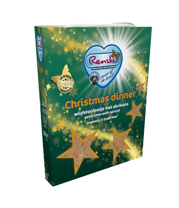 RENSKE Renske Christmas Dinner Duck & Venison | Steamed Grain-Free Dog Food 395 g