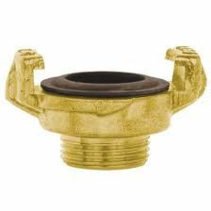 Snelkoppeling 1" Messing uitwendig draad