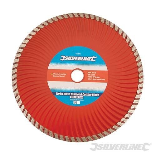 Diamant Turbo Wave snijschijf 230mm