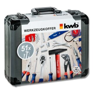 KWB Gereedschapskoffer 51 delig