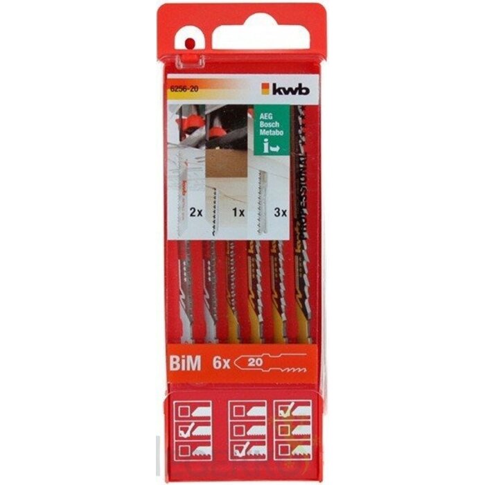 KWB decoupeerzaagset 6-delig