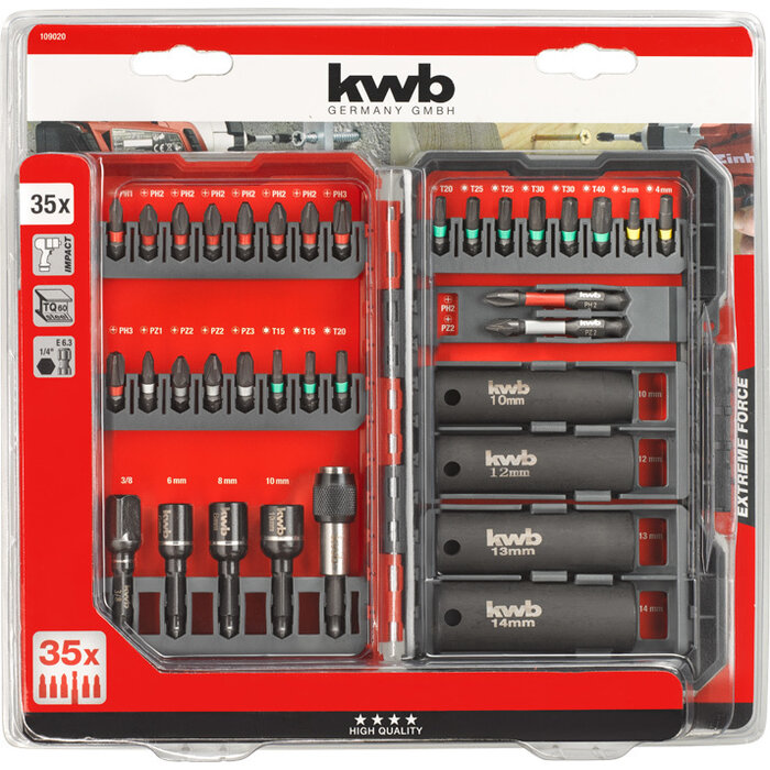 KWB Bitbox Impact 35-dlg. L-box High Quality