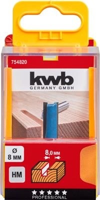 KWB vingerfrees 8mm in cassette