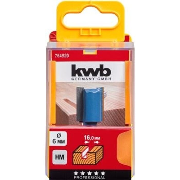 KWB vingerfrees 14mm in cassette