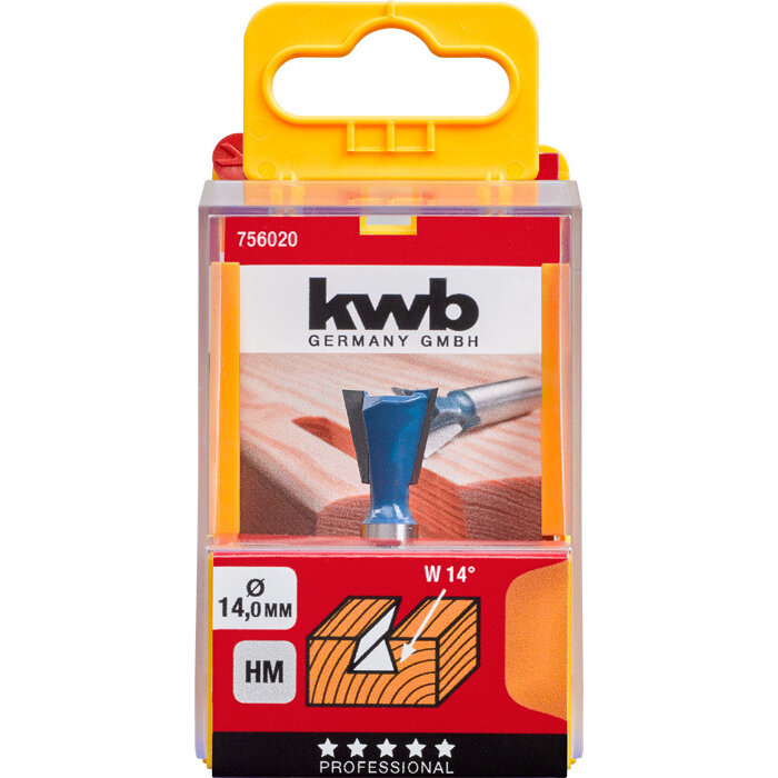 KWB T-Zwaluwstaartfrees 14mm HM